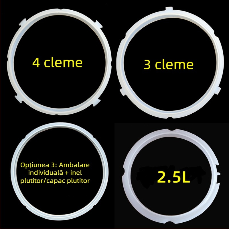 Inel de etanșare pentru oală electrică sub presiune, 4L/5L/6L, garnitură din silicon