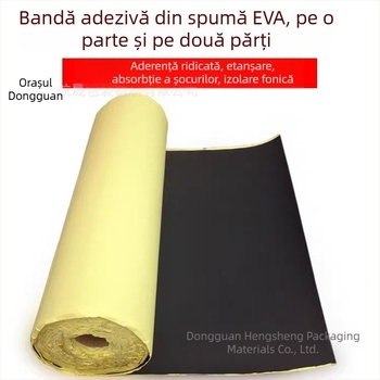 Rolă EVA din spumă, cu adeziv pe o singură parte, densitate înaltă pentru absorbția șocurilor