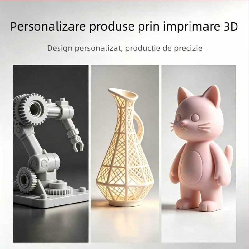 Vas pentru bijuterii imprimat în 3D, în formă de petală — tavă de depozitare pe birou pentru inele, lanțuri și chei