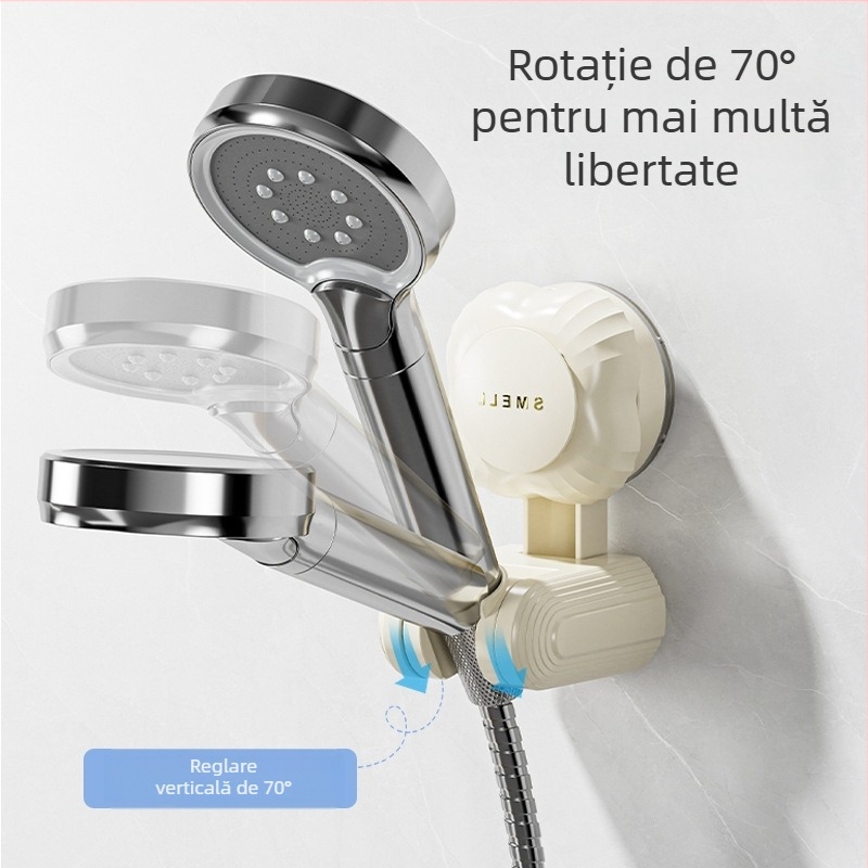 Suport pentru duș fără găuri, montaj reglabil, bază universală pentru duș pentru copii, poliță baie