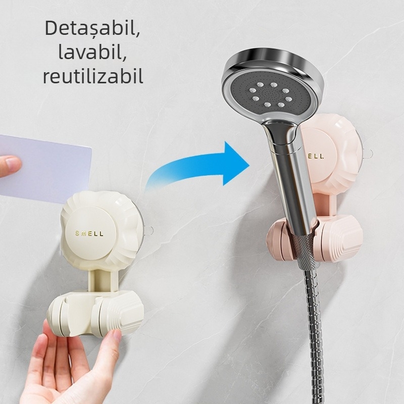 Suport pentru duș fără găuri, montaj reglabil, bază universală pentru duș pentru copii, poliță baie