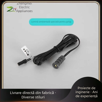 Lampă LED cu grilaj pentru perete, 12V, proiector mini, ultra-compact, deschidere de 8 mm, lampă ambientală cer înstelat