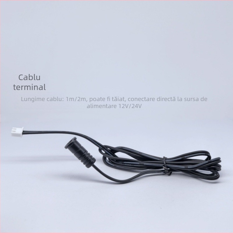 Lampă LED cu grilaj pentru perete, 12V, proiector mini, ultra-compact, deschidere de 8 mm, lampă ambientală cer înstelat