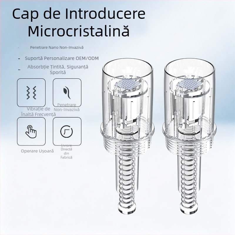 3DL cap de infuzie cu microcristale, ac non-invaziv, actualizat, cap universal cu cip din cristal de siliciu de înaltă precizie