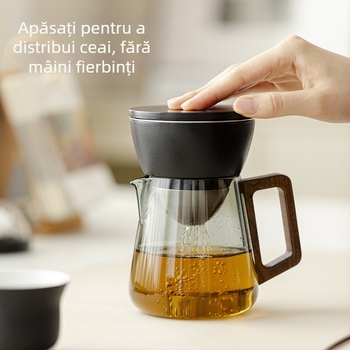 Infuzor de ceai semi-automat cu separare ceai-apă – set Gongfu pentru acasă, cadou