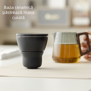 Infuzor de ceai semi-automat cu separare ceai-apă – set Gongfu pentru acasă, cadou