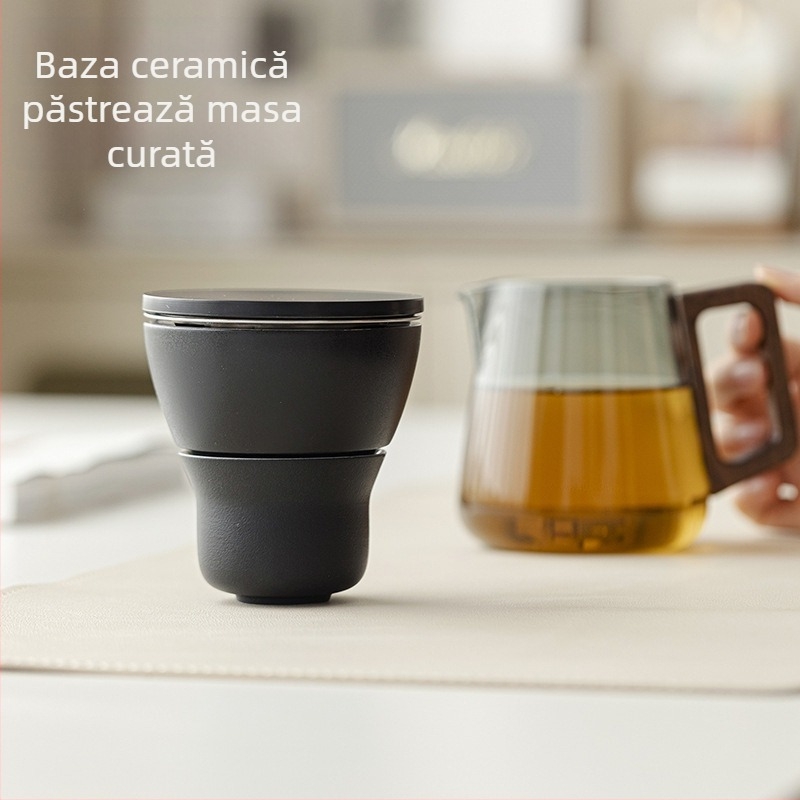Infuzor de ceai semi-automat cu separare ceai-apă – set Gongfu pentru acasă, cadou