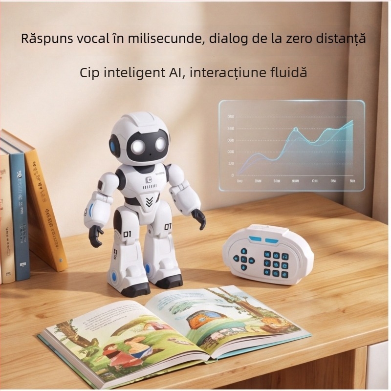 Robot de dans cu AI pentru copii — repetor muzical, jucărie educativă pentru învățare timpurie și mașină de povestire