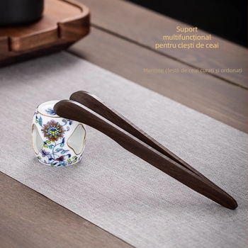 Suport de capac porțelan albastru-albastru vintage pentru ceainic din ceramică Yixing, suport ceramic, accesoriu Gongfu pentru ceai și decor de prezentare a ceaiului