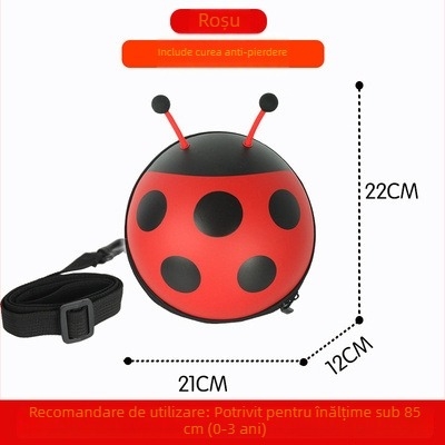 Supercute Rucsac antipierdere pentru copii mici, cu imprimeu gărgăriță