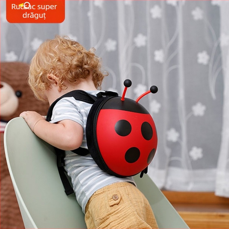Supercute Rucsac antipierdere pentru copii mici, cu imprimeu gărgăriță