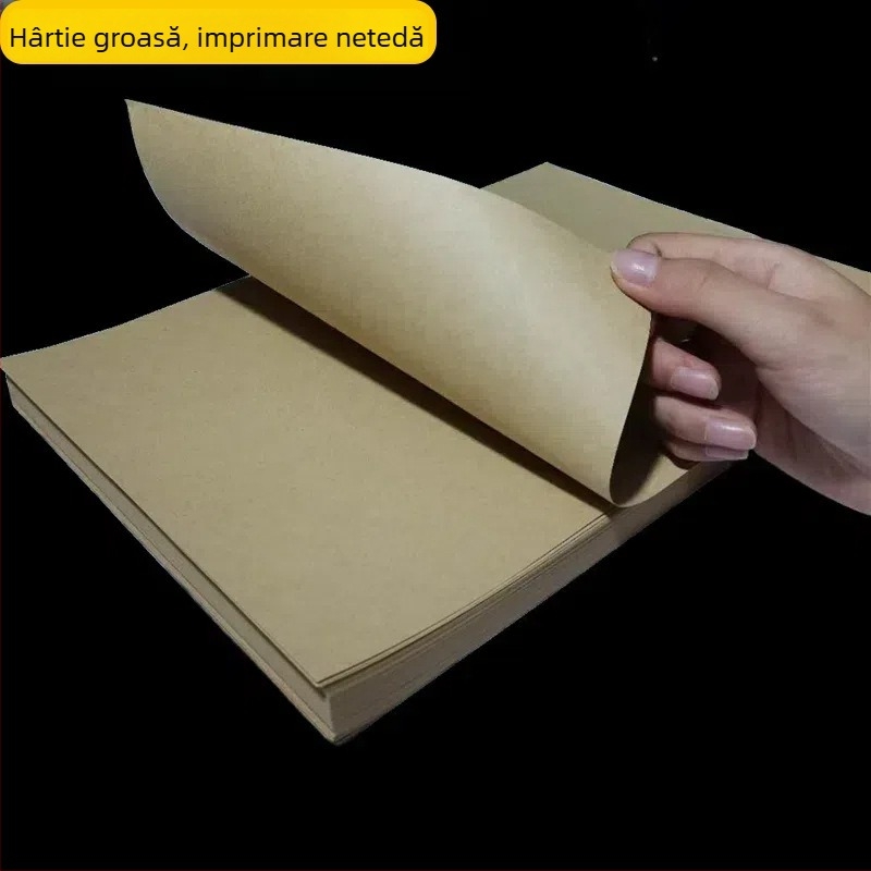 Copertă pentru legare fișiere A4 cu exterior din hârtie kraft groasă format A3