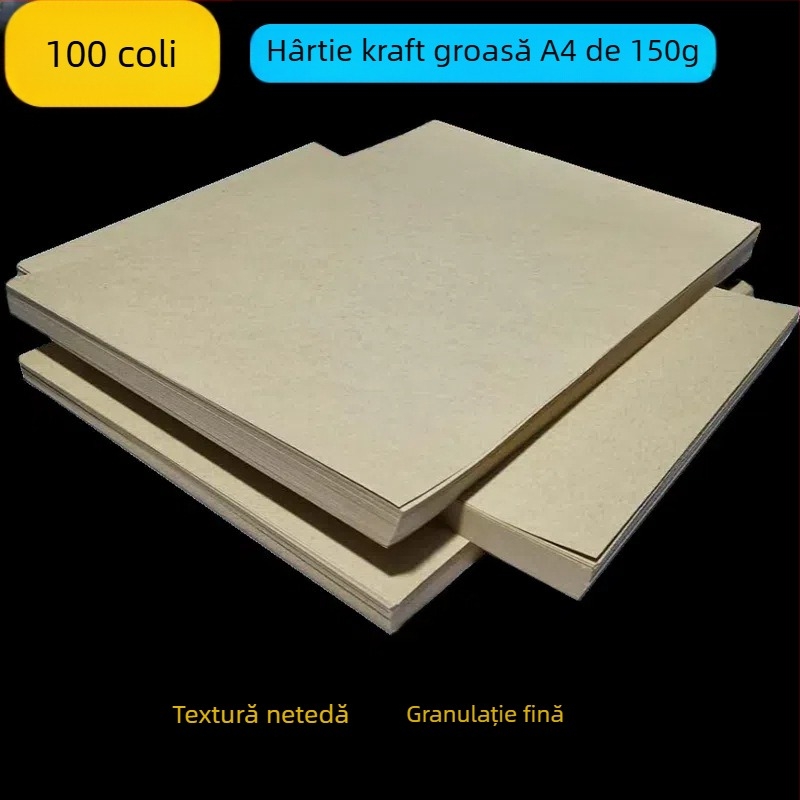Copertă pentru legare fișiere A4 cu exterior din hârtie kraft groasă format A3