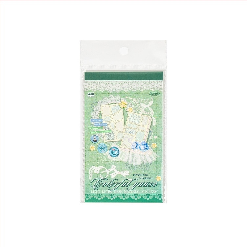 Carte cu autocolante ușor, cu motiv dreamcatcher și plasă vintage, pentru colaje DIY