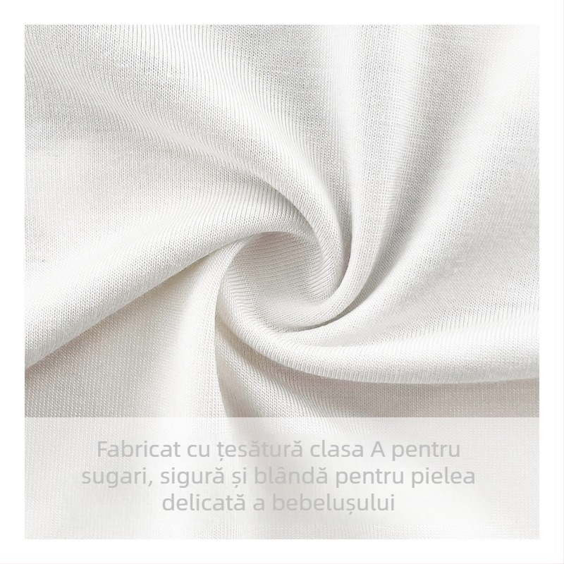 Set de pijamale pentru copii vara, Ice Silk, antibacterian 7A, respirabil, cu inserții colorate, ușor și confortabil pentru acasă
