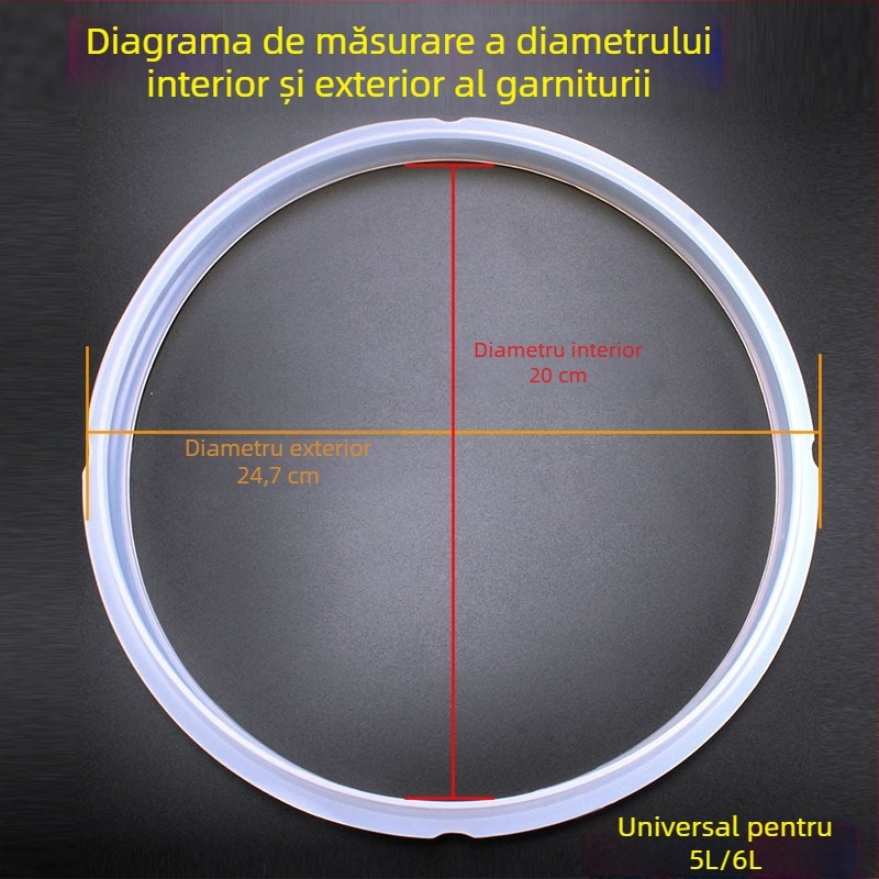 inel de etanșare pentru oala sub presiune Supor CYSB50, 4L–6L