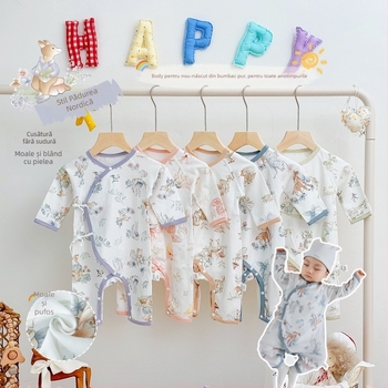 Salopetă din bumbac cu mânecă lungă pentru bebeluți, unisex, nou-născuți, stil monahal, pentru toate anotimpurile