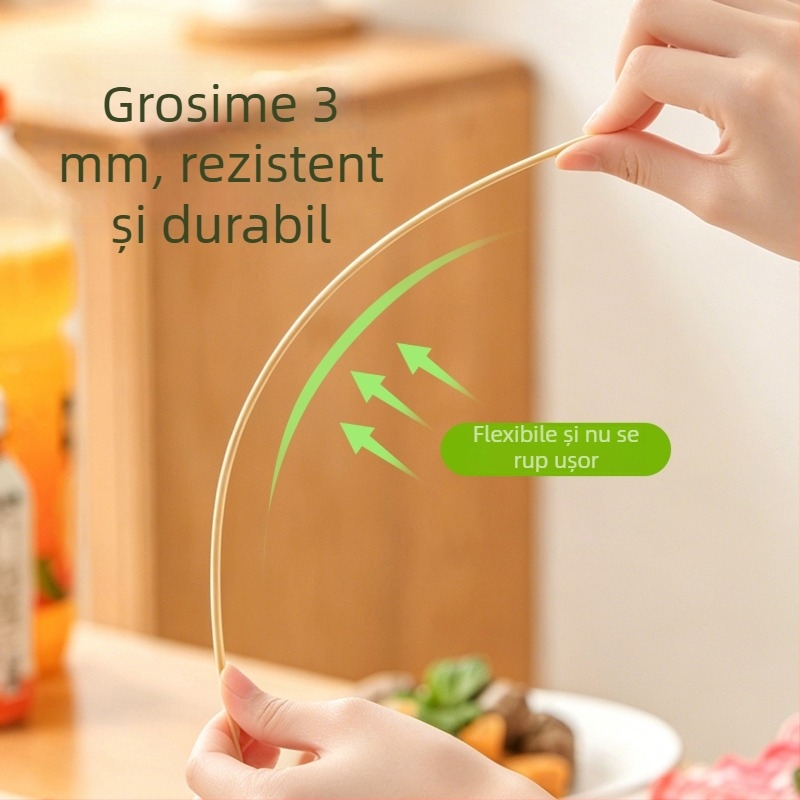 Camellia bețișoare de bambus de unică folosință pentru grătar, picnic, mâncare prăjită, frigărui de carne, Oden, pui Bobo, bețișe cu caramel Candied Haws