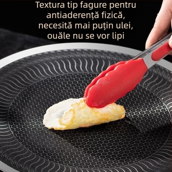 Tigaie-grill exterior în stil coreean pentru camping și uz casnic, oțel inoxidabil 304, utilizare duală pentru plita cu inducție