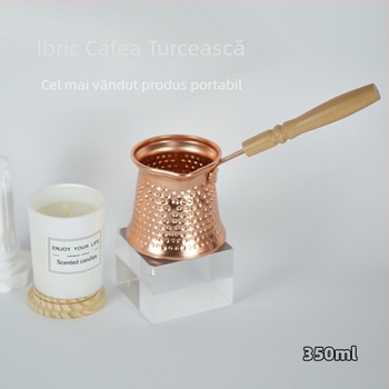 Oală de cafea turcească din aluminiu cu cupru electroplacat, grad ceremonial, calitate alimentară, 2026 model nou, personalizabil