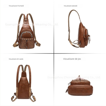 Geantă crossbody pentru femei, în stil retro european-american, portabilă pentru uz zilnic în aer liber