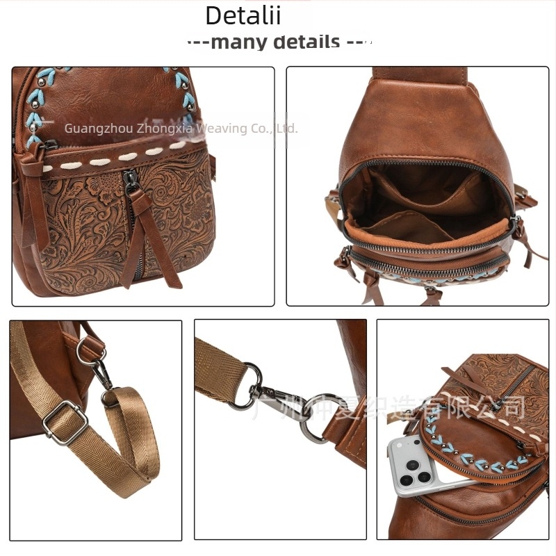 Geantă crossbody pentru femei, în stil retro european-american, portabilă pentru uz zilnic în aer liber
