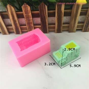 Formă din silicon în formă de mașină pentru coacere, decorare prăjituri, fondant, ciocolată și ouă