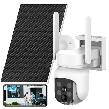 Cameră 4G cu gimbal, alimentată prin baterie, supraveghere HD, zoom optic, IP66 rezistentă la apă, vizualizare nocturnă HD, wireless pentru interior și exterior