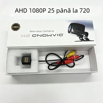 Cameră de recul auto AHD 1080P, cu obiectiv fisheye ultralarg și ecran Android mare