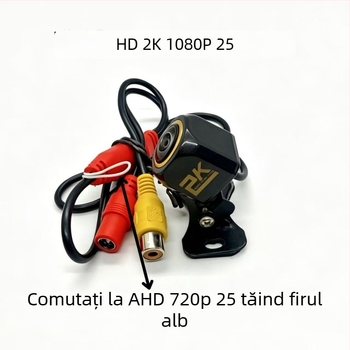 Cameră de recul auto AHD 1080P, cu obiectiv fisheye ultralarg și ecran Android mare