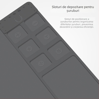 Covoraș antistatic din silicon pentru reparații telefoane și calculatoare, suprafață de lucru izolată, suport pentru pistol cu aer cald și fier de lipit