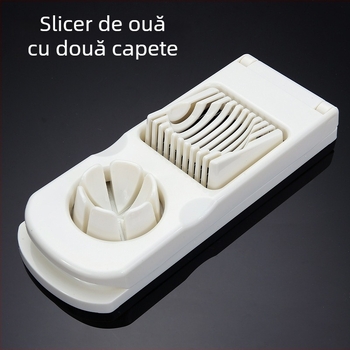 Tăietor multifuncțional de ouă, 2 în 1 — instrument de bucătărie creativ