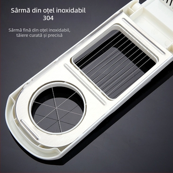 Tăietor multifuncțional de ouă, 2 în 1 — instrument de bucătărie creativ