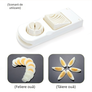 Tăietor multifuncțional de ouă, 2 în 1 — instrument de bucătărie creativ