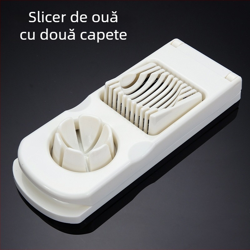 Tăietor multifuncțional de ouă, 2 în 1 — instrument de bucătărie creativ
