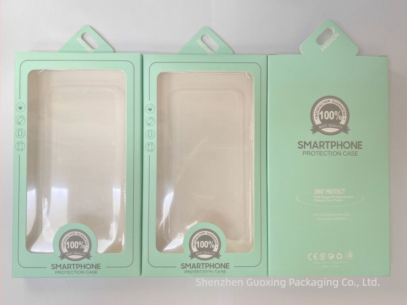 Cutie de ambalaj cu fereastră pentru husă de telefon, universală din carton 3C, gata pentru blister, personalizabil