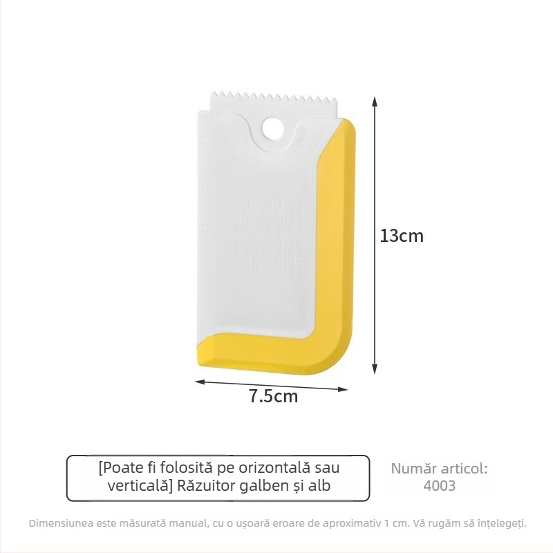 Lopată din plastic, cauciuc moale, multifuncțională pentru tort, cremă, pâine și aluat – ustensilă de bucătărie pentru coacere.