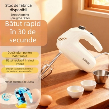 Mixer electric de mână pentru ouă și aluat, mixer automat pentru frișcă, instrument pentru cofetărie