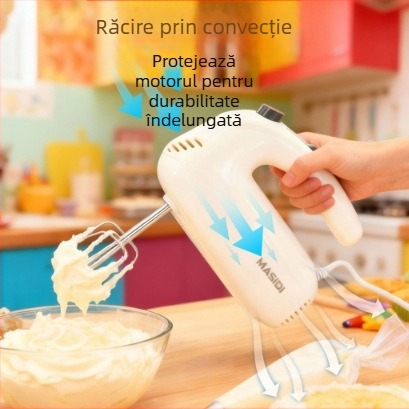 Mixer electric de mână pentru ouă și aluat, mixer automat pentru frișcă, instrument pentru cofetărie