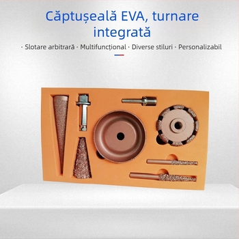 Tavă interioară din spumă EVA pentru cutia de unelte, EVA de înaltă elasticitate, culoare variată, antișoc, modelată la comandă
