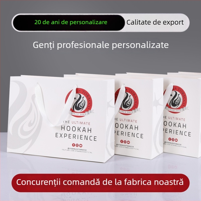 Saci de hârtie personalizate pentru magazine de îmbrăcăminte — pungi de cumpărături și pungi cadou pentru comerț transfrontalier