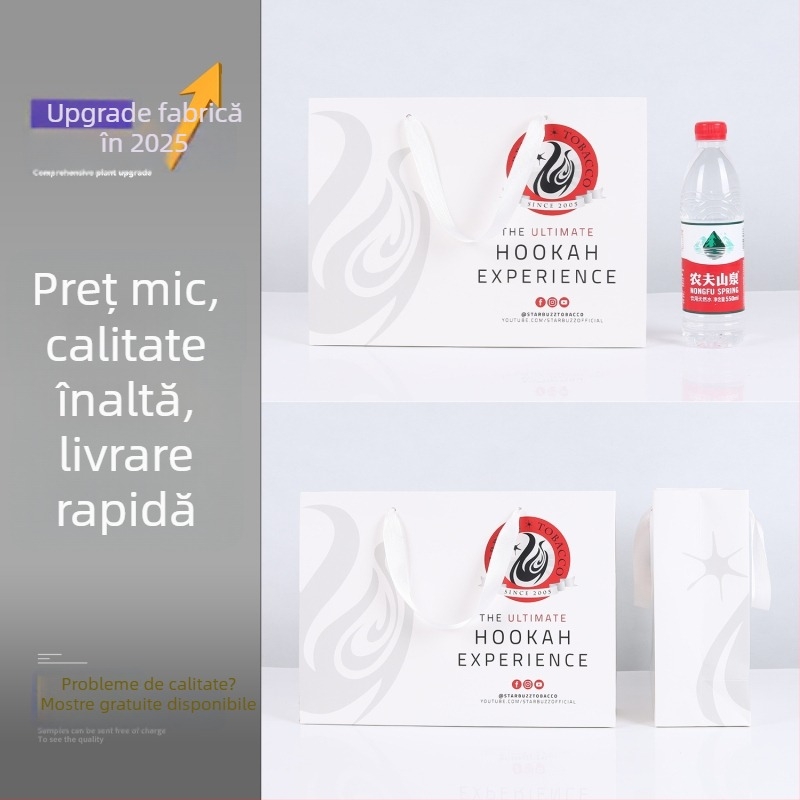 Saci de hârtie personalizate pentru magazine de îmbrăcăminte — pungi de cumpărături și pungi cadou pentru comerț transfrontalier