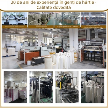 Geantă personalizată de cadouri și cumpărături cu folie aurie, sacoșă din carton alb 250 g pentru magazine de îmbrăcăminte