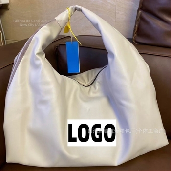 Geantă Tote pentru femei, capacitate mare, PU Cloud Tote, stil urban minimalist, formă de pernă, fermoar, purtare în mână sau pe umăr