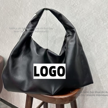 Geantă Tote pentru femei, capacitate mare, PU Cloud Tote, stil urban minimalist, formă de pernă, fermoar, purtare în mână sau pe umăr