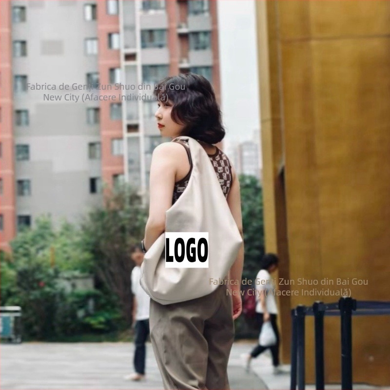 Geantă Tote pentru femei, capacitate mare, PU Cloud Tote, stil urban minimalist, formă de pernă, fermoar, purtare în mână sau pe umăr