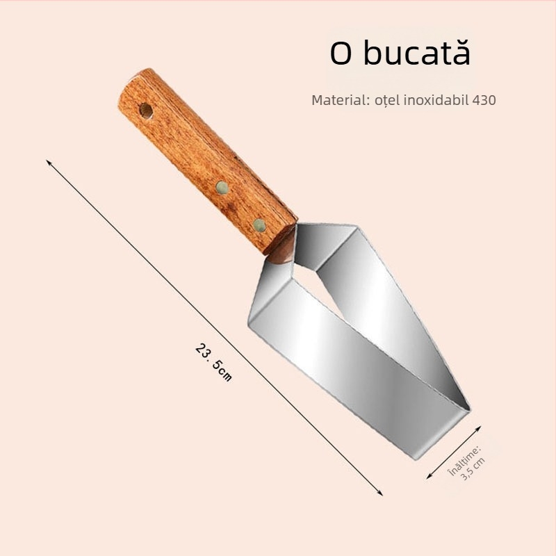 Tăietor din oțel inoxidabil pentru pepene și separator de fructe, felii triunghiulare