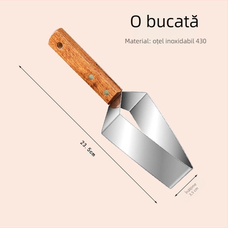 Tăietor din oțel inoxidabil pentru pepene și separator de fructe, felii triunghiulare