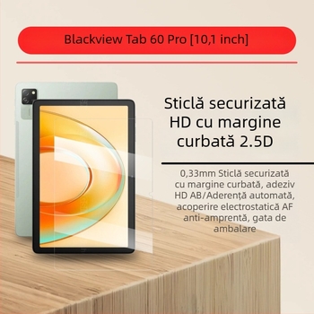 OALeh Protecție ecran din sticlă temperată, 10,1 inch, pentru tablete — HD, zgârieturi rezistente, anti-explozie, finisaj electroplacat