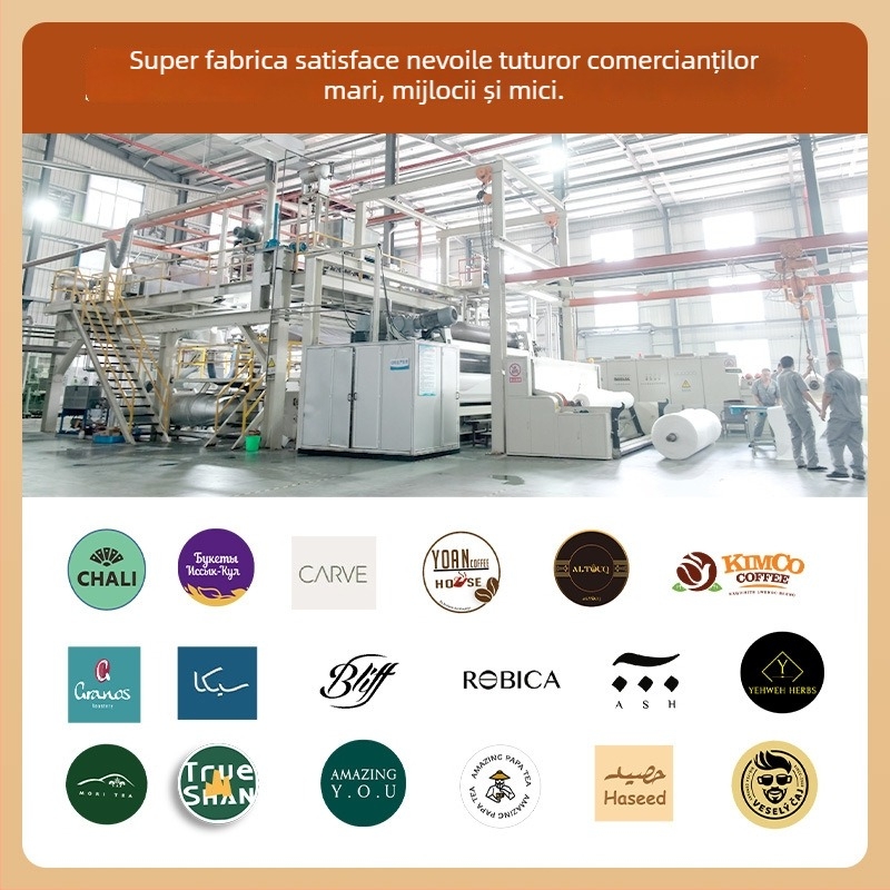 Set de filtre de cafea de unică utilizare pentru infuzie manuală, cu husă portabilă și filtre de hârtie